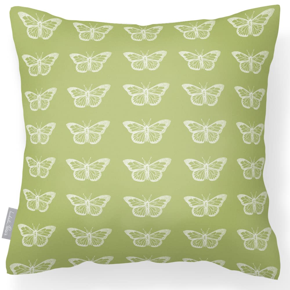 Izabela Peters Outdoor Cushions Waterproof, 43 cm, Filled Outdoor Cushion, Butterfly - Perpetual Green, Garden Furniture Cushions, Outdoor Seat Cushions, Garden Chair Cushions — image 1
