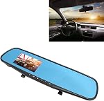 Mirror Dash Cam Backup Camera,1080P Front Dash Cam Rearview Mirror with 3.5 Inch Display, Loop Recording, Motion Detection, for Driving Car Parking
