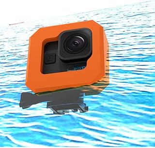 CoyKtonty Orange Floaty Case for GoPro Hero 11 Black Mini Camera Accessories Diving Floating Protective Cover for GoPro 11Black Mini Case