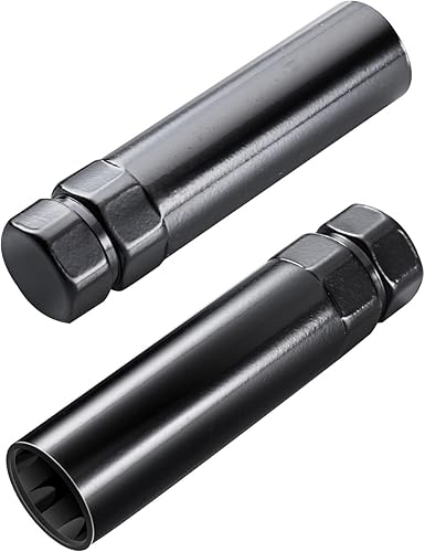 Miniatura 8 de Llave de tuerca pequeña de 6 estrías para llave de repuesto para llave de repuesto para tuercas de llanta de 12 x 1.5, 12 x 1.25, tuercas de 12