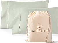 Vista 14 de Juego de 2 fundas de almohada de 1000 hilos, 100 % algodón egipcio, con tejido de satén y algodón de fibra larga y tejido satinado, suaves