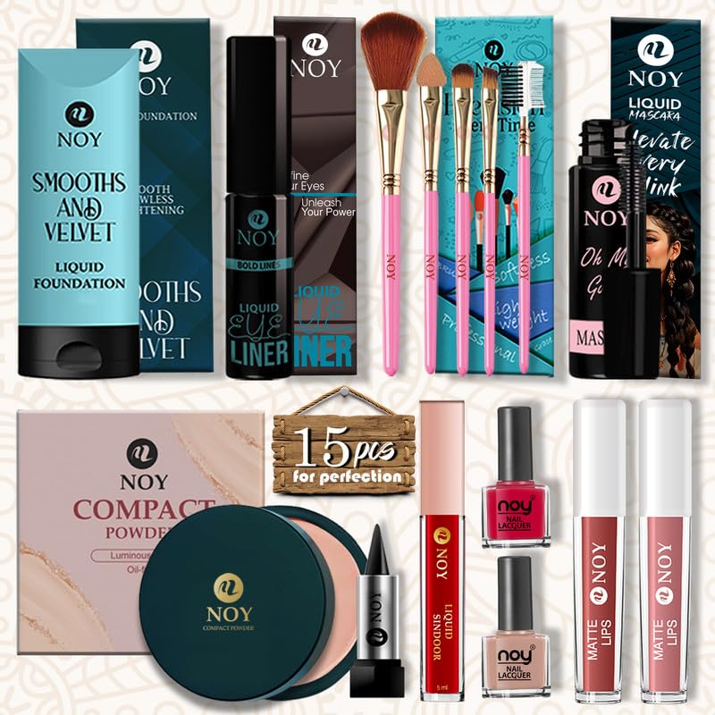 NOY Full Makeup Combo For Women Sweat-Proof Combo Set For Women Gift Pack-image-46