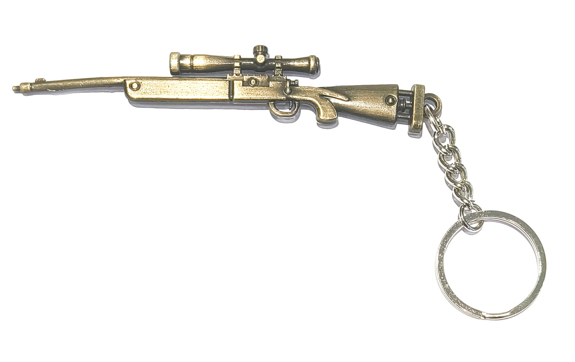 La Belleza Unisex Gun Toy Lovers Key Chain/KeyRing for Cars Bike Scooter Girls Boys Men and Women