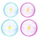 UJEAVETTE Plastic Running Disc Spinner Hamster Exercise Wheel Blue 17.5cm gallery image