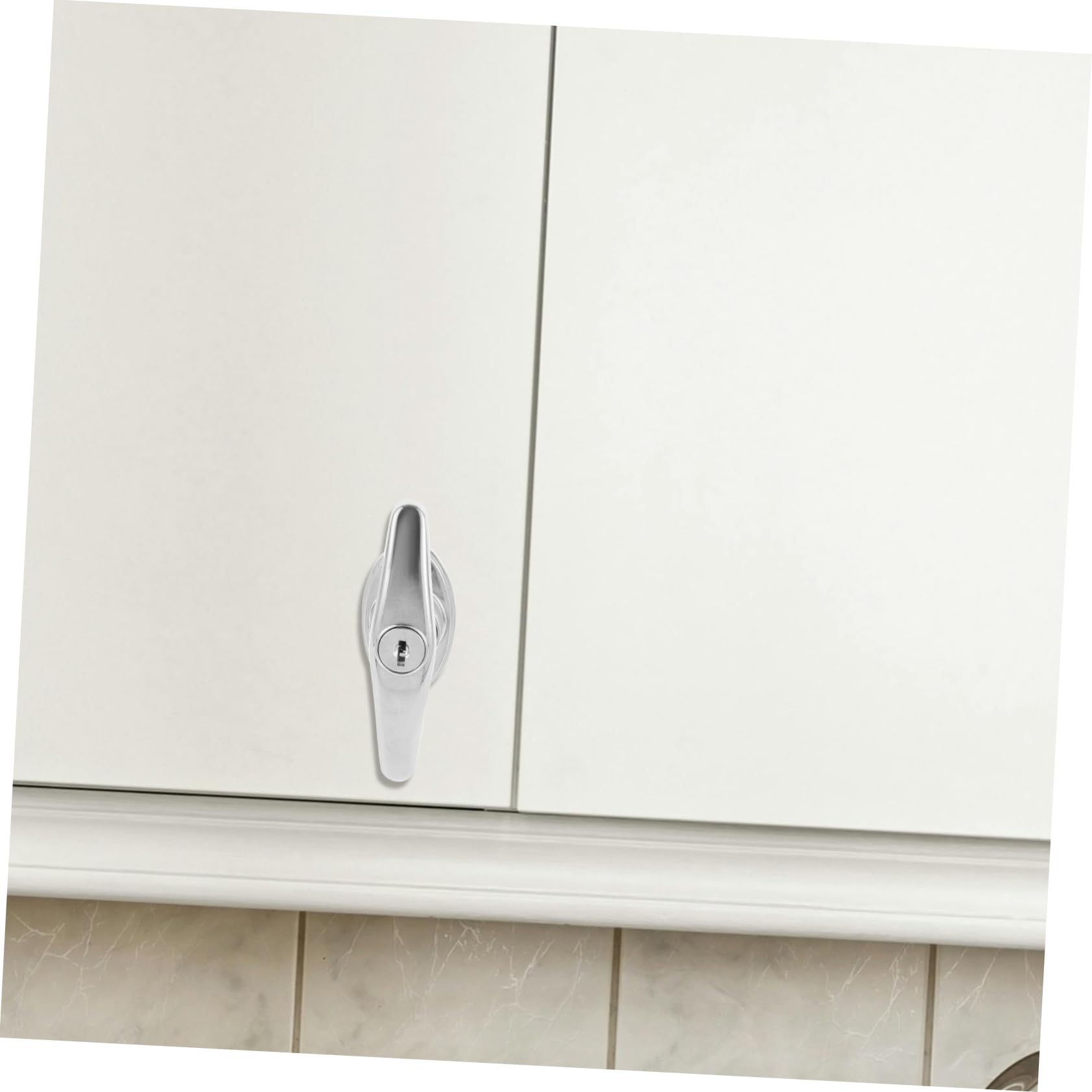 SHINEOFI 5 Set Serratura maniglia porta armadio elettrico serrature dell'armadio serrature dei cassetti io con chiave serratura cassettiera dell'io per vetrina