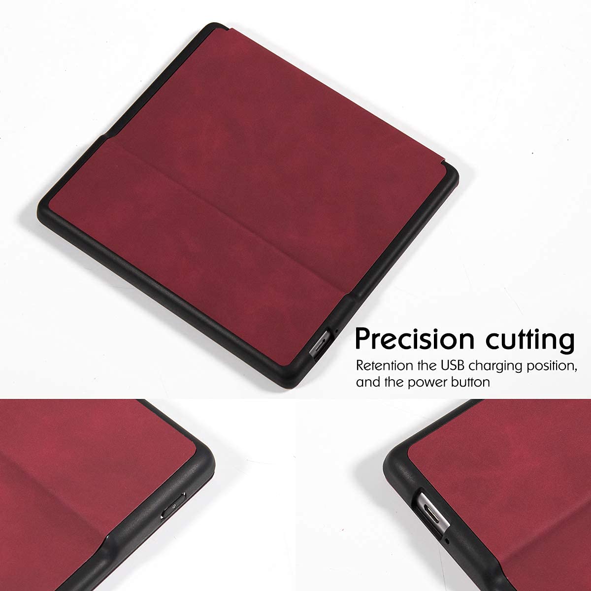 Etui TPU Origami do Kindle Oasis 7-calowy czytnik e-booków [wydanie 10. generacji 2019 i wydanie 9. generacji 2017] - antyupadkowa miękka powłoka stojaka ochronna pokrowiec z automatycznym uśpieniem/budzeniem, zestaw 2-częściowy