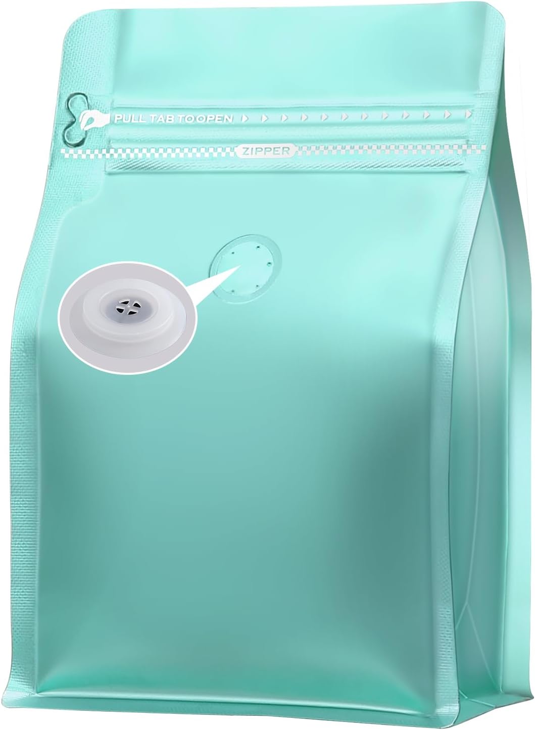 25 Count 8oz 16oz Coffee Bag with Valve Stand up Zipper