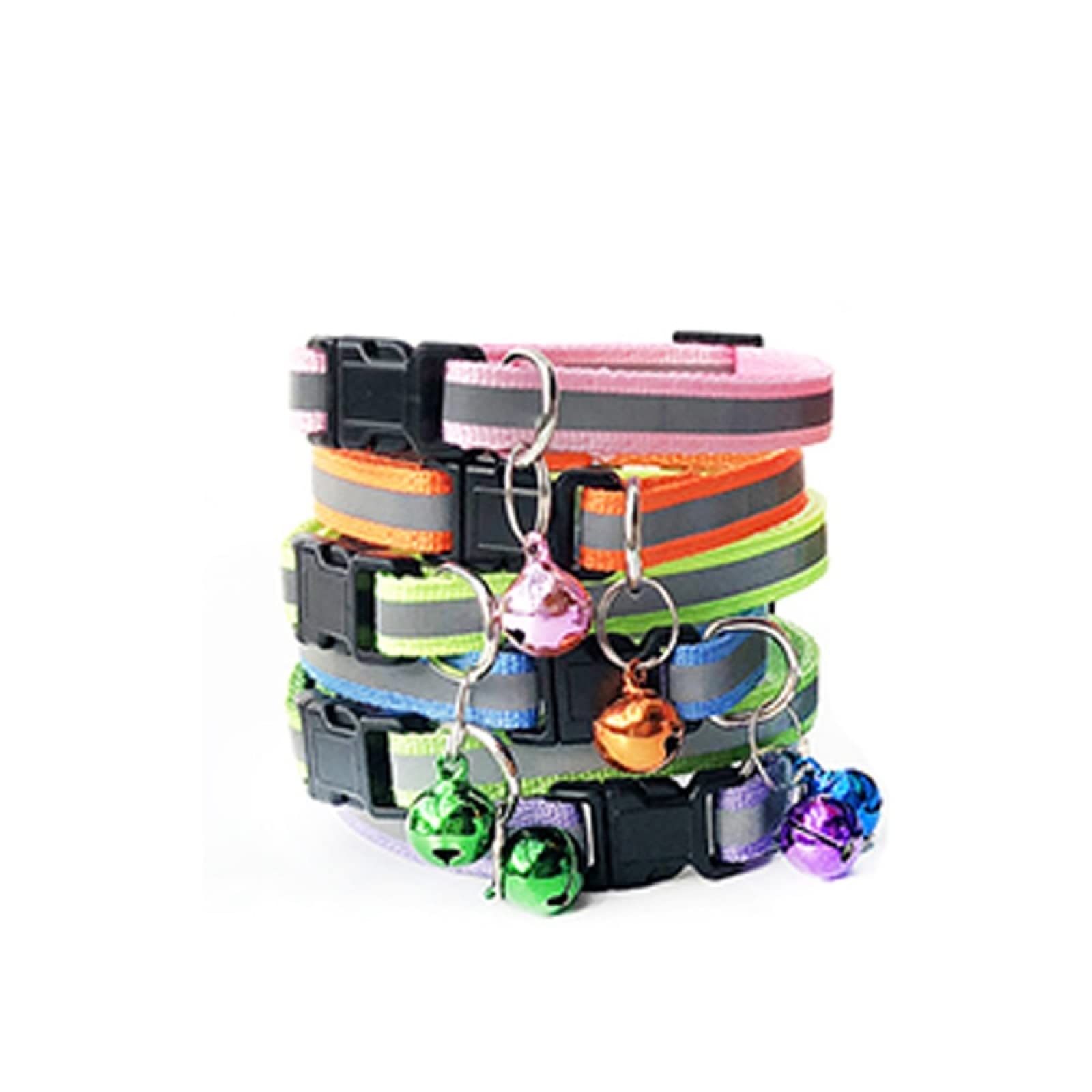 100 PCS Collari per cani e gatti regolabili con campane Collari per animali Collane Collari per cani e gatti personalizzati Forniture per animali domestici,G