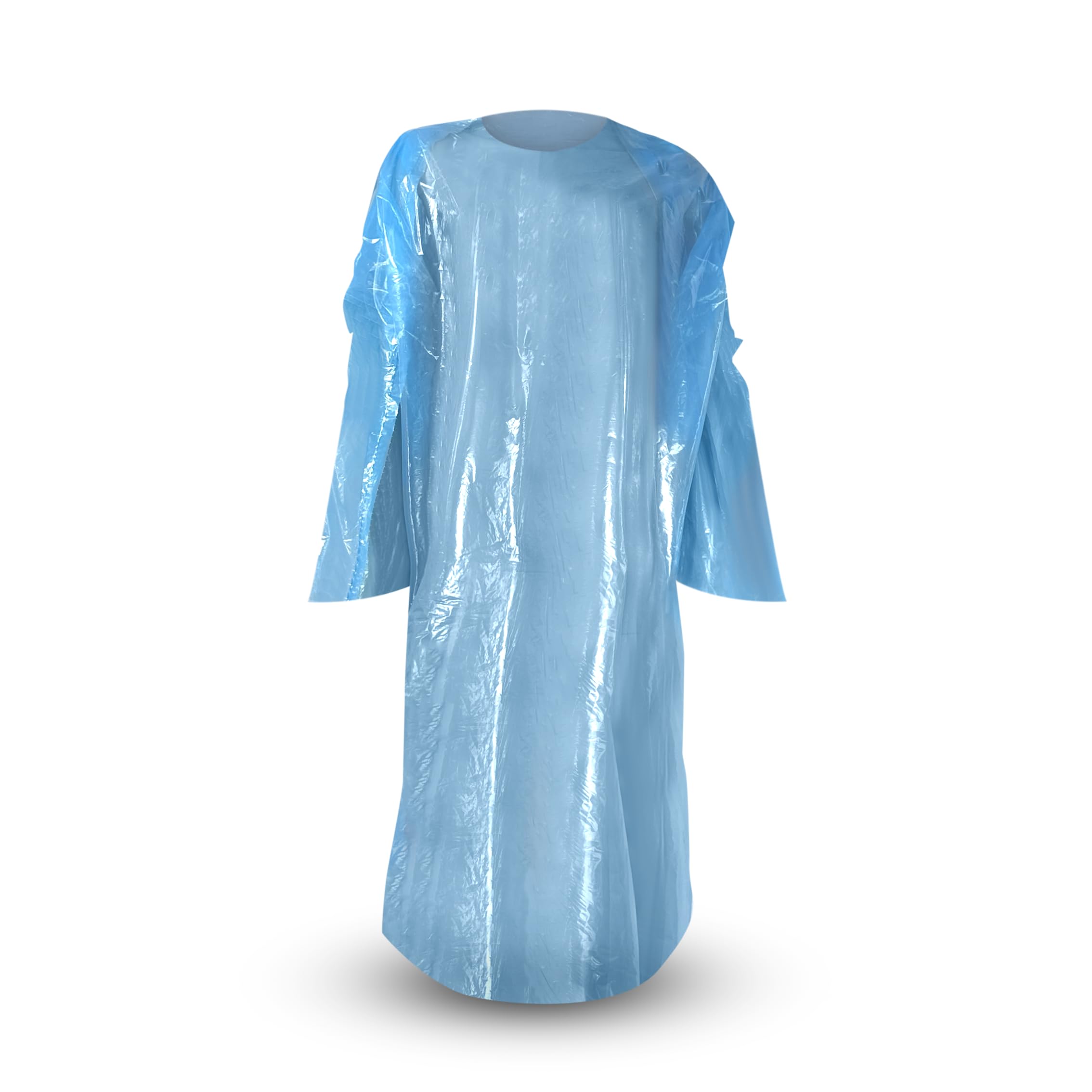 Bata Desechable Impermeable de Plástico | Bata Protectora para Peluquería, Tintes, Estética, Limpieza y Pintura | Protección para Ropa frente a Líquidos y Suciedad | Talla Única