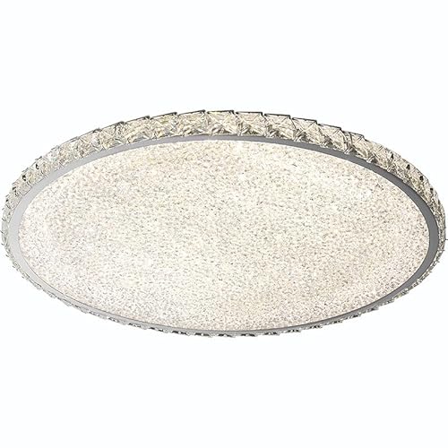 KUVAHECDH Decoración Del Hogar Lámparas de Iluminación de Pasillo de Cristal Lámpara de Techo Led Moderna Empotrada Regulable Lámpara de Techo de Baño Cromada Luz de Baño Repara Cocina Pasillo por/Dia