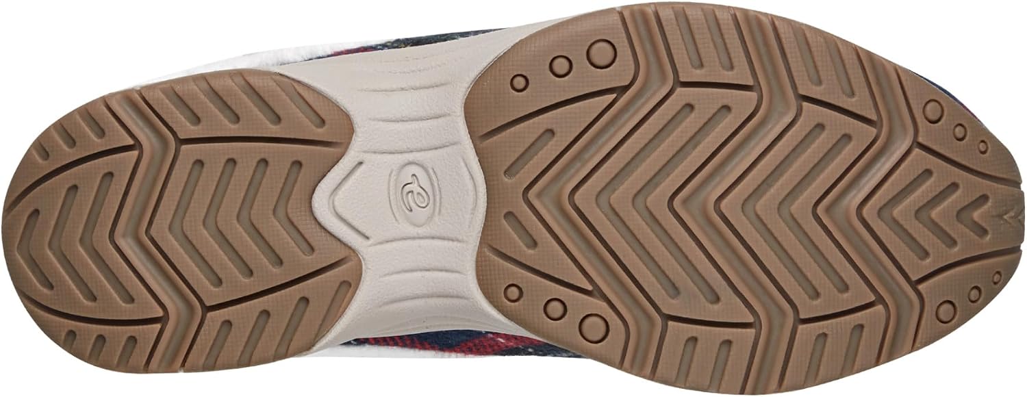 Easy Spirit Traveltime Slipper Women's Slipper, 8.5 C/D US, Navy Plaid-Natural image 3