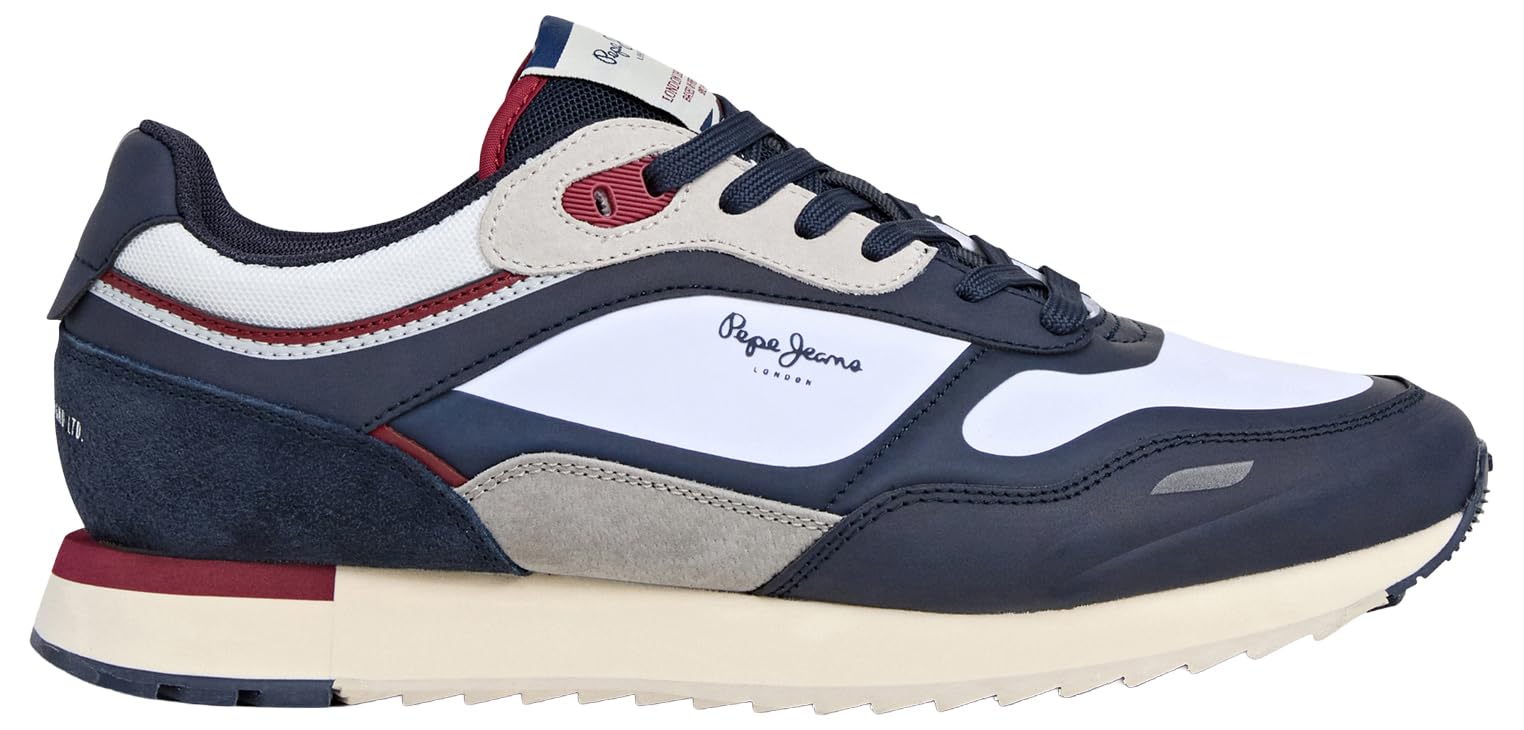 Pepe Jeans Men's Bexley Urban M Sneak, White (White), 11