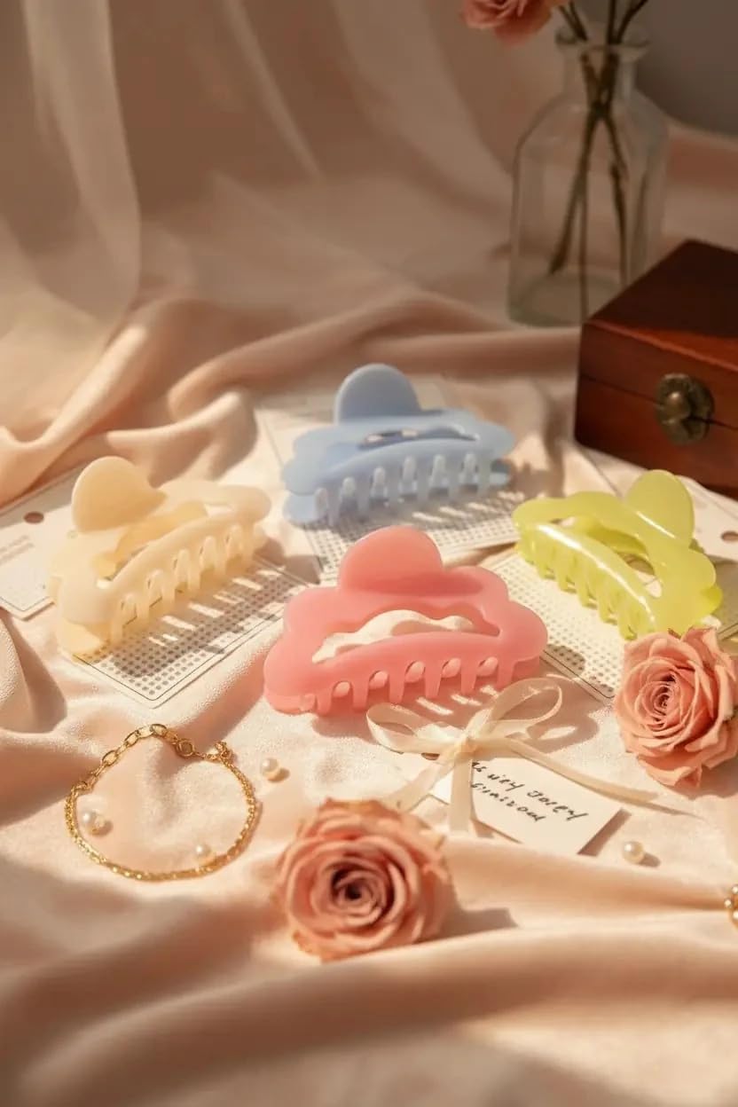 Miniso Kadın Selüloz Asetat Saç Klipsi, Standart, 2019480810106, Renkli