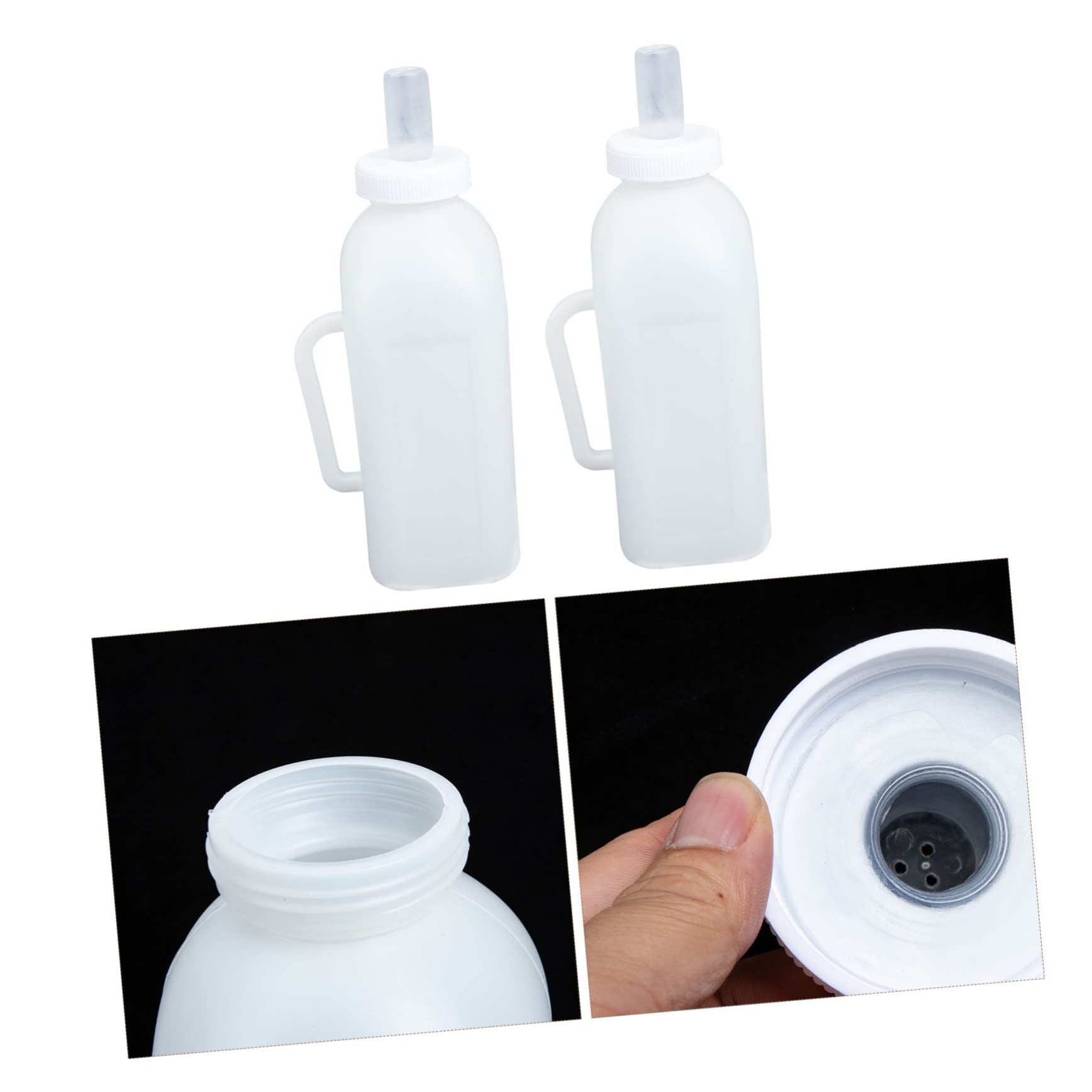 Toddmomy 4 Piezas biberón confiable para terneros biberones Botella Bebe biberón Animal recién Nacido Leche de Cerdo Botella de Leche para Mascotas Botella de Leche de Cordero Cachorro bebé