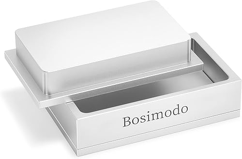 Miniatura 3 de Bosimodo 3X5 Molde de preimpresión sólido 6061 Molde de preimpresión de flores de aluminio sólido (blanco plateado 3 x 5)