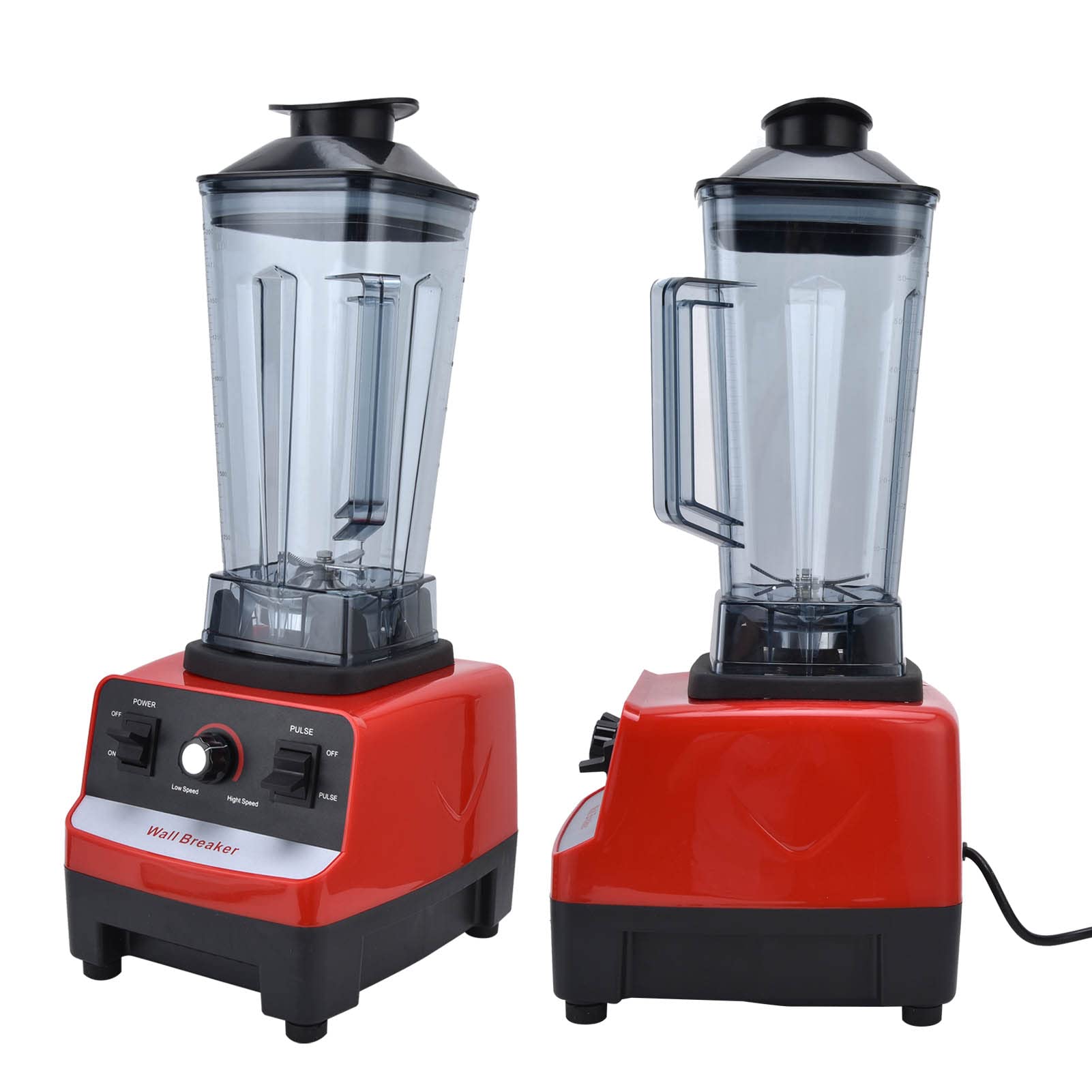 Blender 800W, 2L, 5 Ostrzy, 35000 Obr/min, Blender do Smoothie z 99% Wskaźnikiem Uszkodzenia ścian Komórkowych do Shake'ów, Koktajli Mlecznych i Smoothie. (Wtyczka UE 220 V)