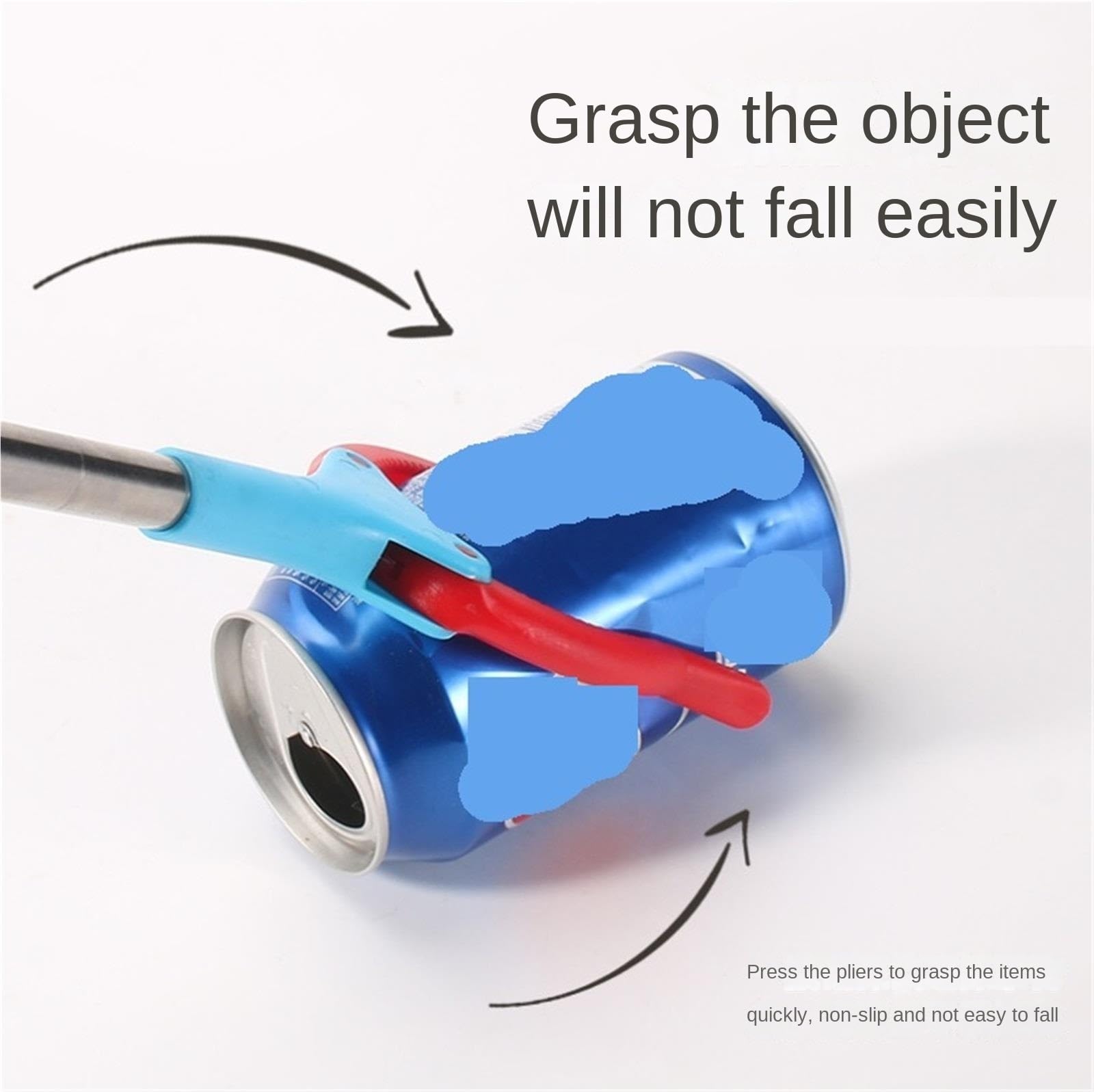 Pinza Raccogli Oggetti per Anziani Strumento Grabber Reacher Multifunzionale da 3 Pezzi Strumento Grabber Premium Reacher Leggero Pinza Raccogli Rifiuti per Adulti(Multi-Colored)