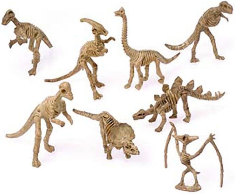 U.S. Toy 2400 Skeleton Dinos, 6"