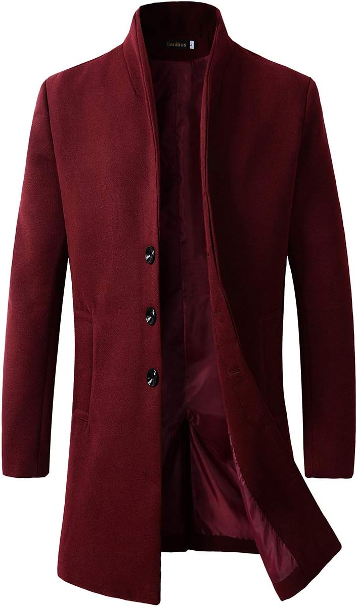 Buy Beninos Men's Winter Trench Coat Online Kenya Ubuy