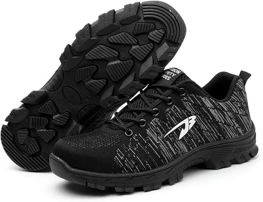 Steel Toe Shoes for Women Men Lightweight Slip Resistant Work Safety Sneakers Industrial Work Shoes Model-536