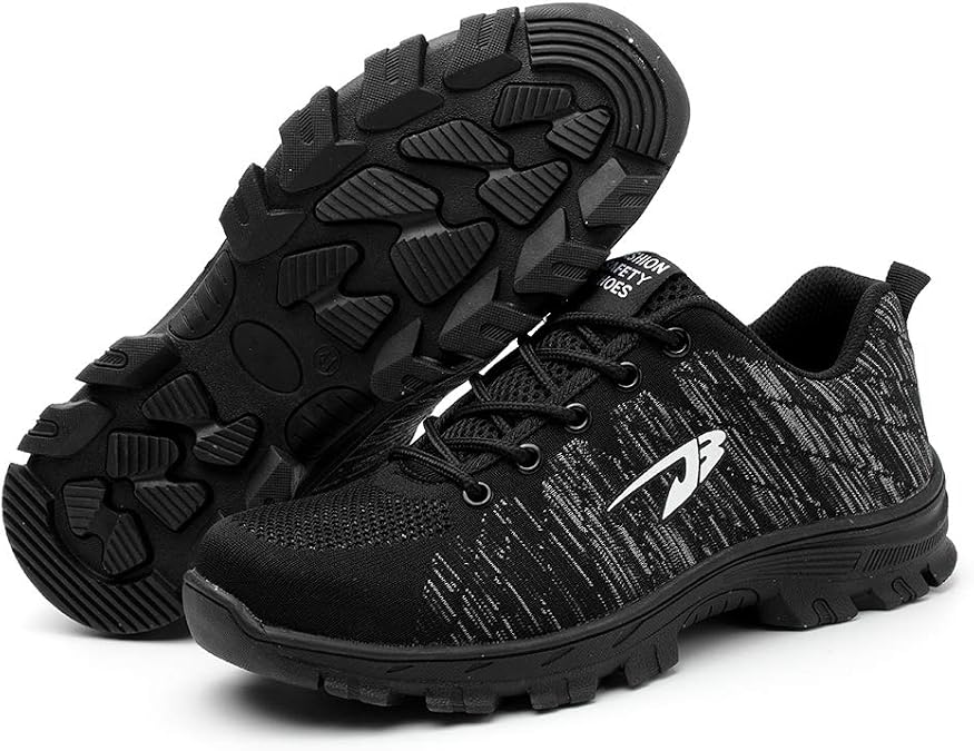 Steel Toe Shoes for Women Men Lightweight Slip Resistant Work Safety Sneakers Industrial Work Shoes Model-536