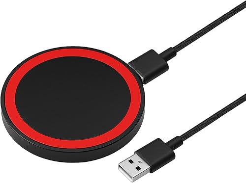 Miniatura 2 de Cargador inalámbrico funciona con estación de carga inalámbrica para iPhone y Android, estación de carga de teléfono, cargadores de teléfono