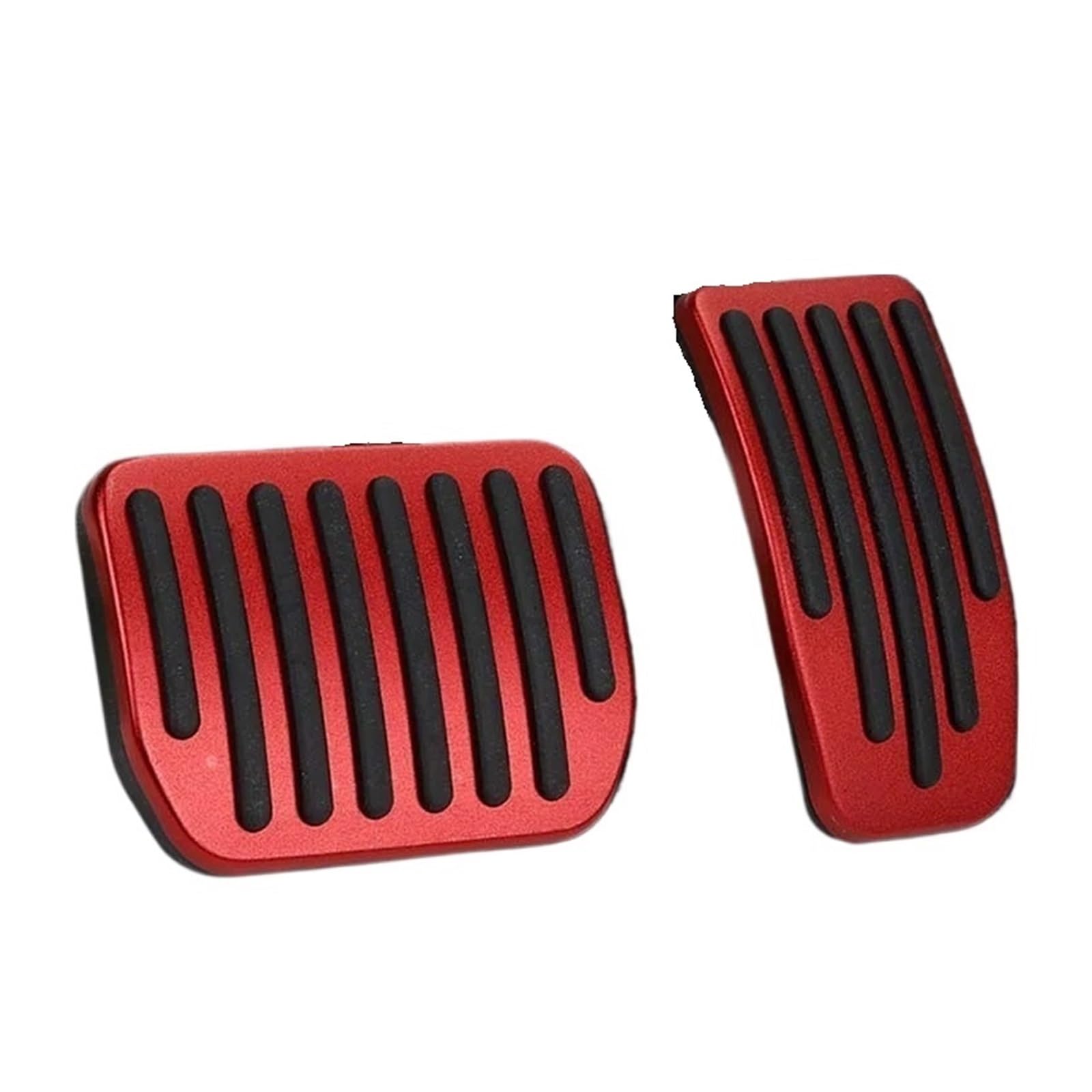 Car Interior Sticker for Tesla for Model 3 for Y 2021-2025 for Highland for Juniper 2pieces Brake Accelerator Foot Pedals Cover(Red)