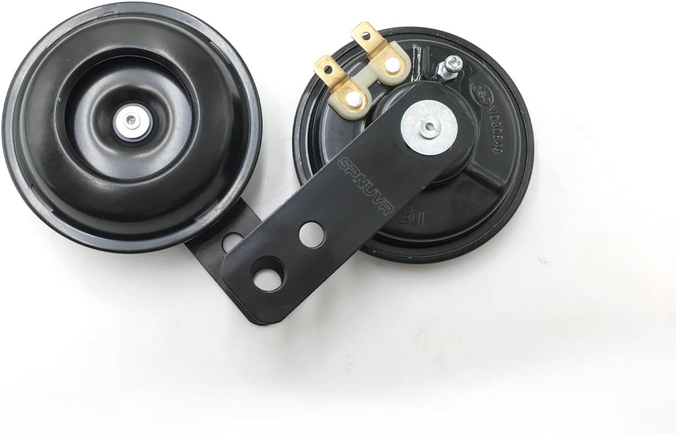 Universal 2PCS 12V 105db Waterproof Electric Horn Compatible with Motorcycle Scooter Vehicles Dirt Bikes，Loud Sound