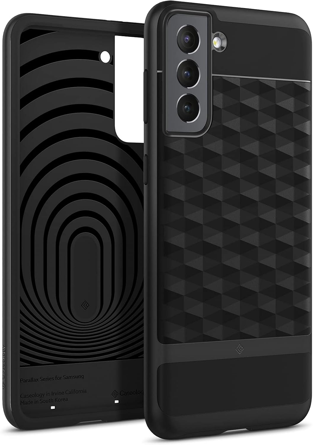 Caseology Parallax Compatible with Samsung Galaxy S21 Case 5G (2021) - Matte Black