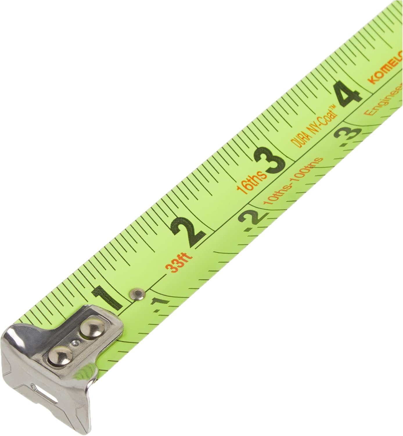 Exсluѕіvе Dіѕсоunt 90% Prісе Komelon 433IEHV High-Visibility Professional Tape Measure both Inch and Engineer Scale Printed 33-feet by 1-Inch, Chrome