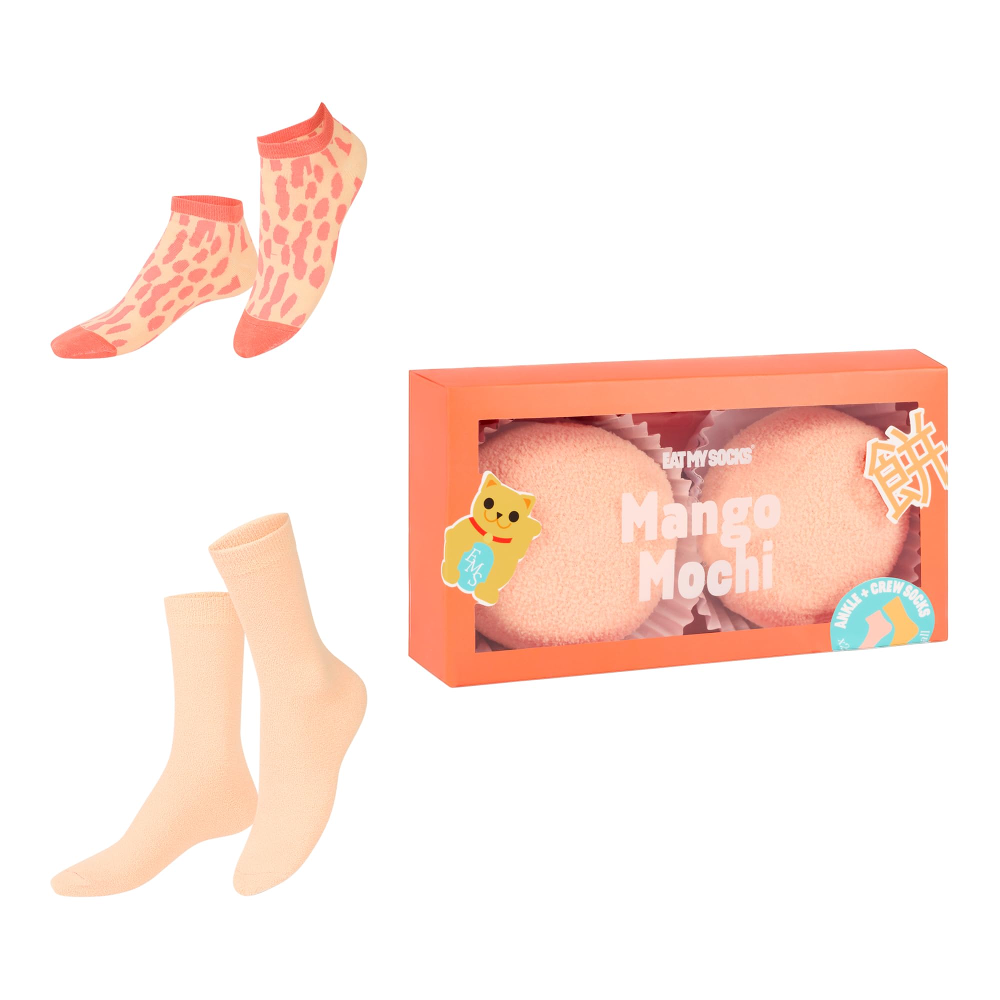 EAT MY SOCKSDesign with Mochi Shape, Multicoloured, 36-45