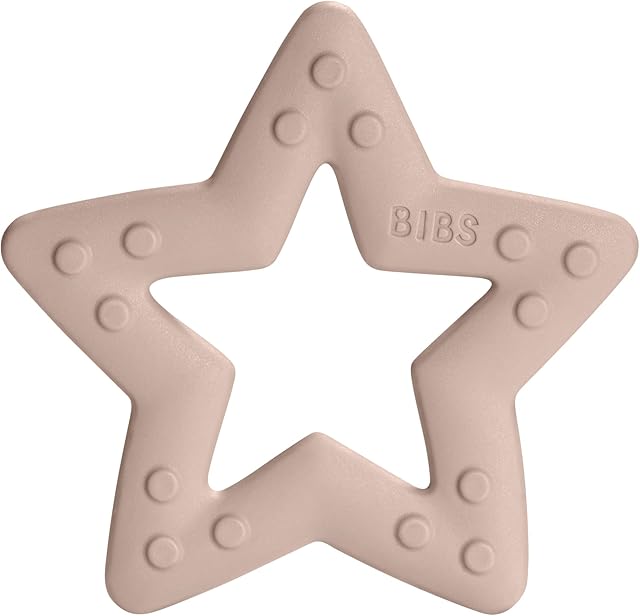 BIBS Baby Bitie Teether, BPA Free, Food Safe, OneSize (0-36 Months), Blush