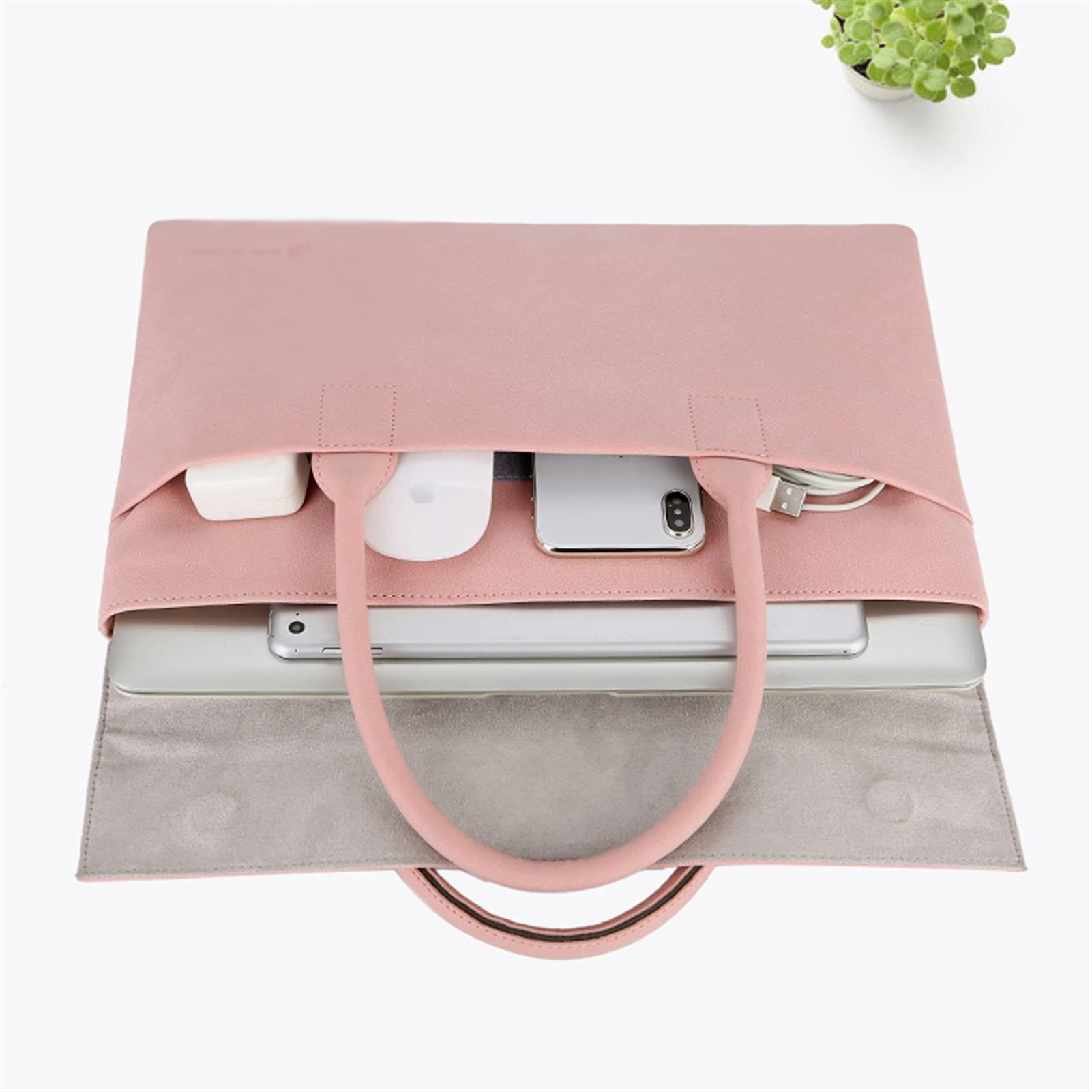 Maletín para Portátil Bolso de computadora portátil simple y fresco Bolso portátil delgado 15.6 pulgadas Impermeable Ligero ligero Durable Bolso de oficina Bolso de gran capacidad Bolso de computadora