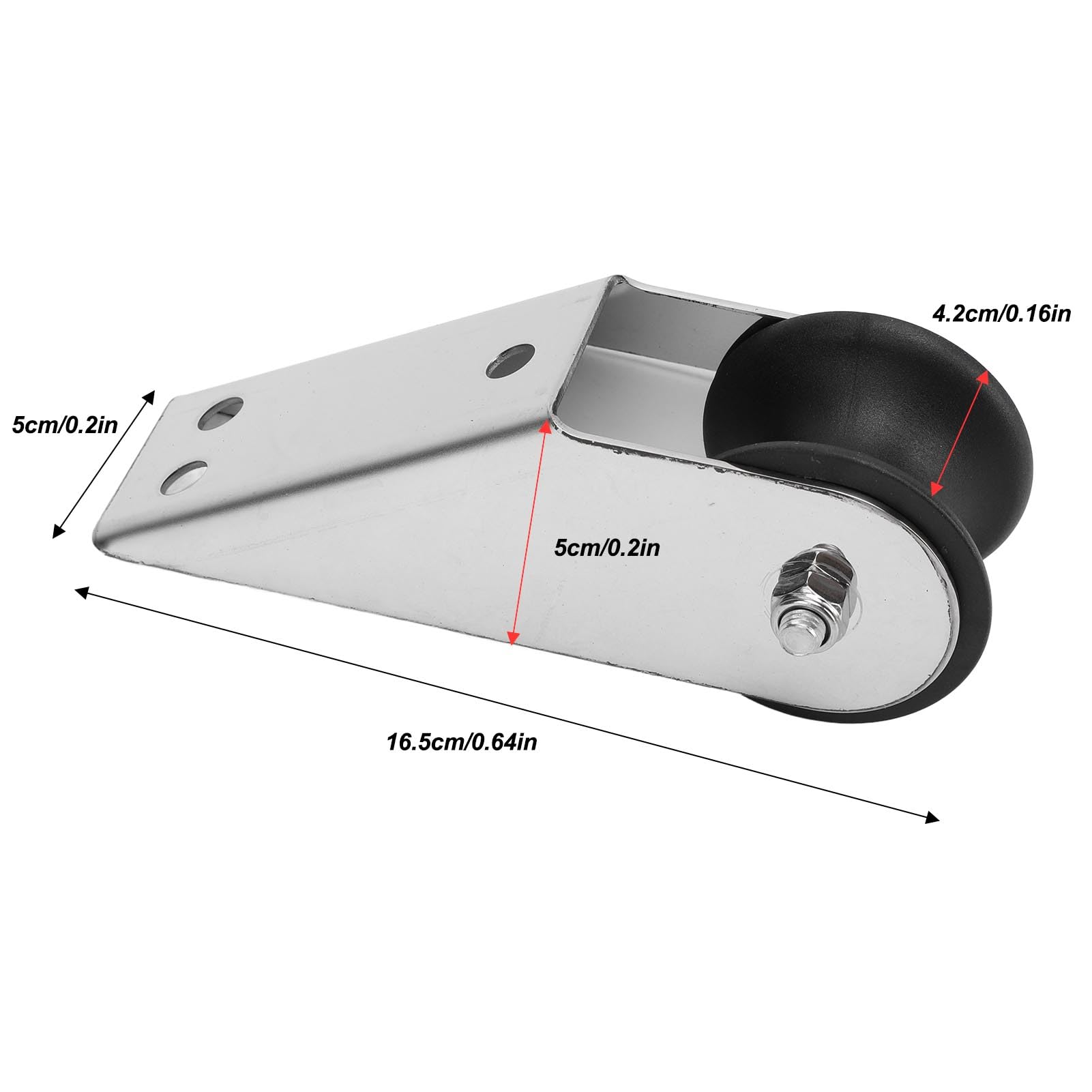 banapoy Rouleau d'ancrage d'arc, Rouleau de Levage Rouleau d'ancrage d'arc de Bateau en Acier Inoxydable, Amarrage de Yacht Marin Fixe, Support Fixe D'ancre d'arc pour Bateau Yacht Marin