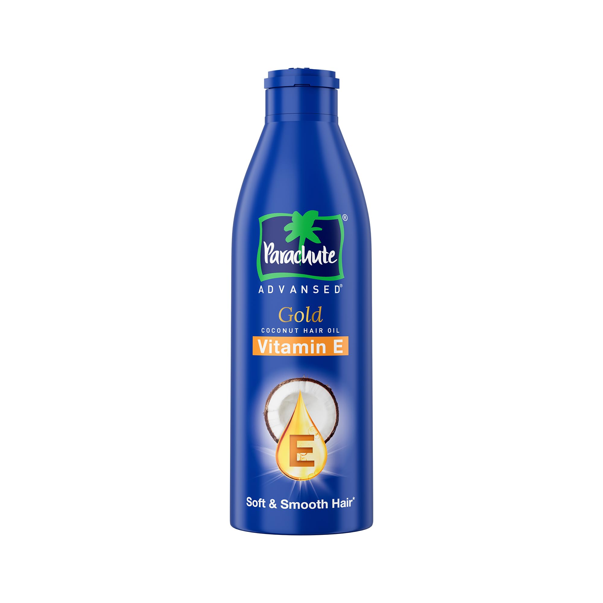 Parachute Advansed Gold Vitamin E Coconut Hair Oil| Long & Soft Hair | For All Hair Type| No Paraben & Silicones| 300ml