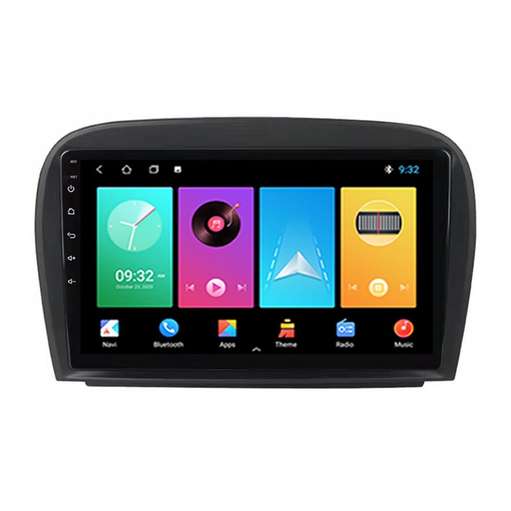 Autoradio Android 13 avec CarPlay et Commande Vocale Écran Tactile 9 Pouces Mercedes Benz SL
