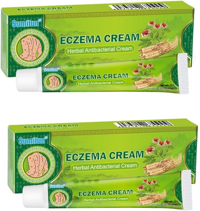 2 Pack Natural Herbal Eczema Pruritus Psoriasis Ointment Creams - Psoriasis Treatment, Antibacterial Cream,for Body Itching
