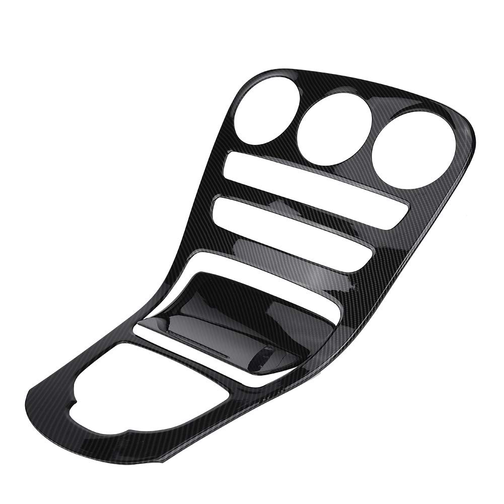 Qiilu adesivo consolle mercedes c w205, ABS Pannello per console centrale in plastica per W205/Classe GLC W253 15-18