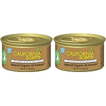 California Scents Spillproof Organic Air Fresheners, 1.5 Ounce Can, 2 Packs, Golden State Delight