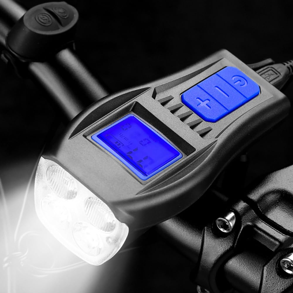 Luci per Bicicletta da Montagna Luci ad Alta luminosità Fari per Bicicletta Cablati Tabella Codici Luci per Ciclismo
