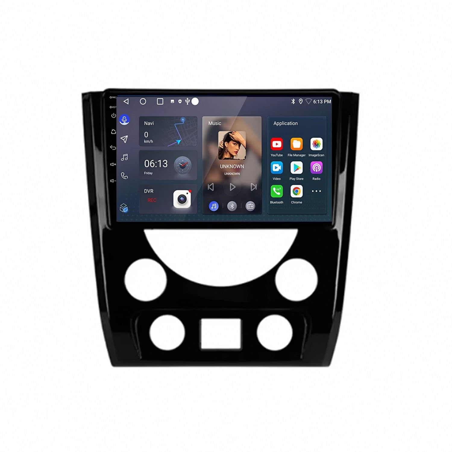 Radio de coche para SsangYong Rexton Y290 con pantalla HD portátil 8