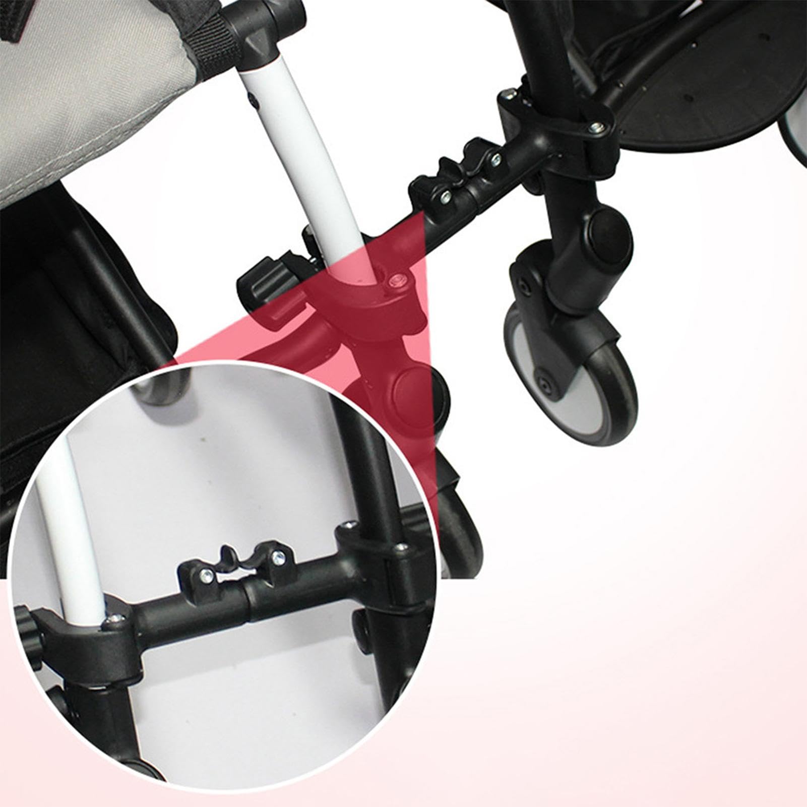 Pram Twin Connector, Connectors Twin Pusthair | Adaptateur de raccordement pour poussette jumeau | Adaptateur de poussette portable portable pour la maison, les voyages, les achats