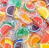 Fruit Slices Jelly Candy | 2.5 Pound Bag - 70 Count | Individually Wrapped Candy | Nostalgic Jelly Slices | Festive Old Fashioned Treat | Assorted Flavors