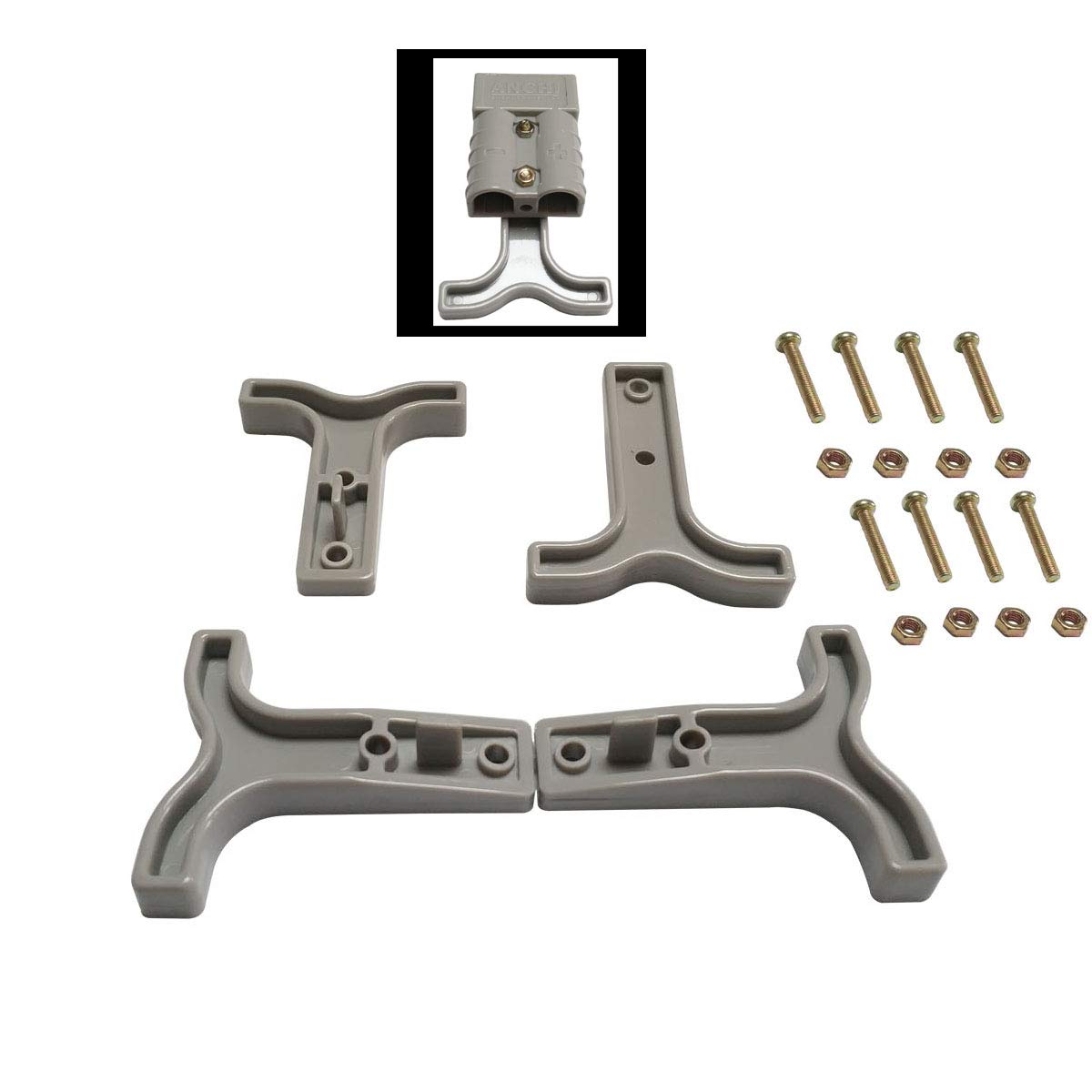 Connector 50A Handle,Winch Battery Connector Handle Plastic Extractor 4