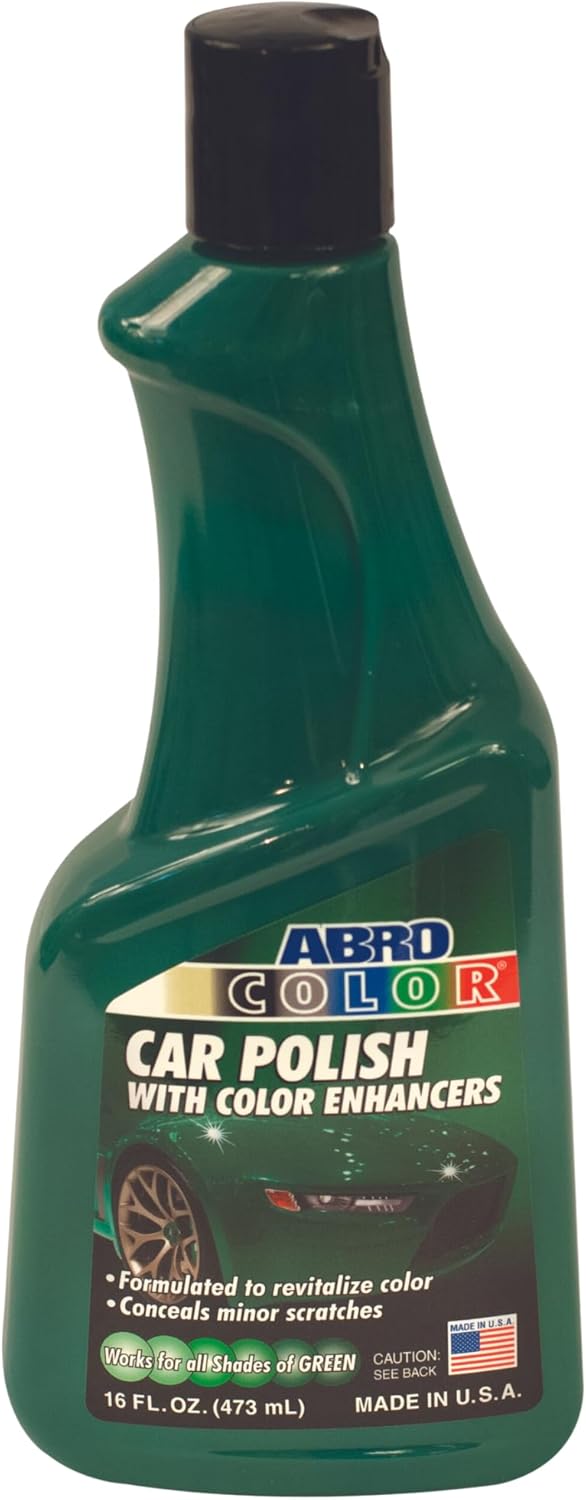 ABRO Green Car Polish, Scratch Remover for Vehicles and Car