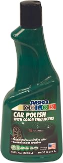 ABRO Green Car Polish, Car Scratch Remover and Paint Restorer, Car Paint Scratch Repair, Polish for Car Detailing, Paint Scratch Remover for Vehicles, Car Wax to Hide Scratches, 16 oz