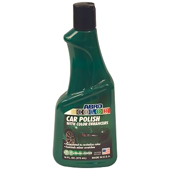 ABRO Green Car Polish 16 oz Car Scratch Remover Wax & Paint Restorer, Paint Scratch Repair Polish for Vehicles, Scuffs, Swirl Marks, Gloss & Detailing