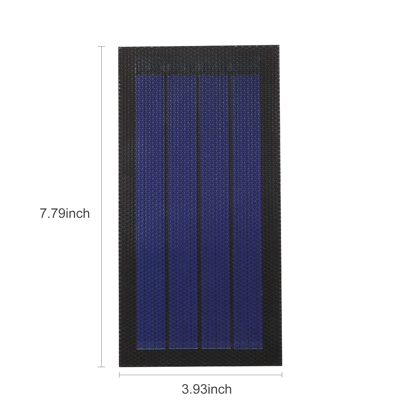 1W 6V Flexible Solar Panel Kleine Dünne Amorphe Silikon Solarzelle DIY Wasserdicht Camping Tragbare Power Solar Panel Kompatibel für Licht Fan Gartenpumpe