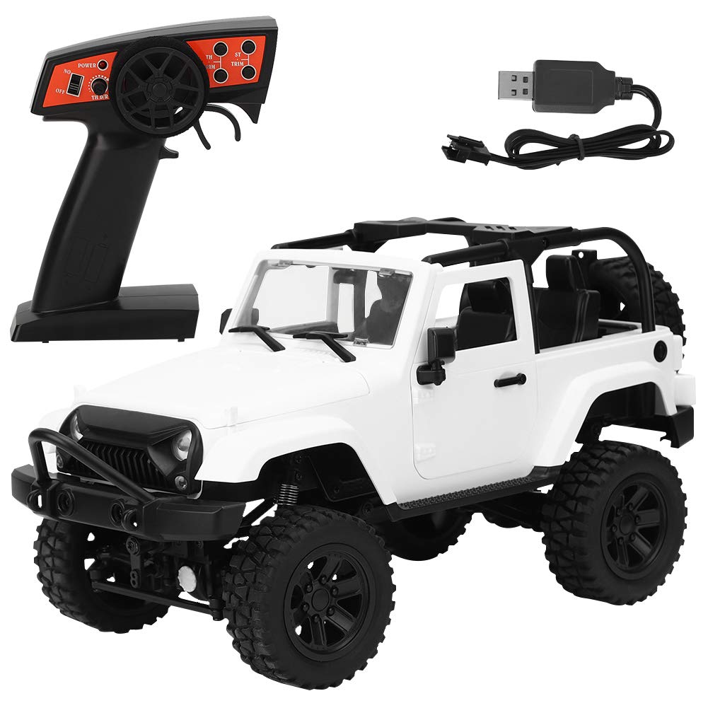 Veicolo Telecomandato a Ruote Motrici Giocattolo per Auto RC 1/14 per Bambini Plastica Bianco/arancione 35 X 15,5 X 16,5 Cm (Configurazione standard)