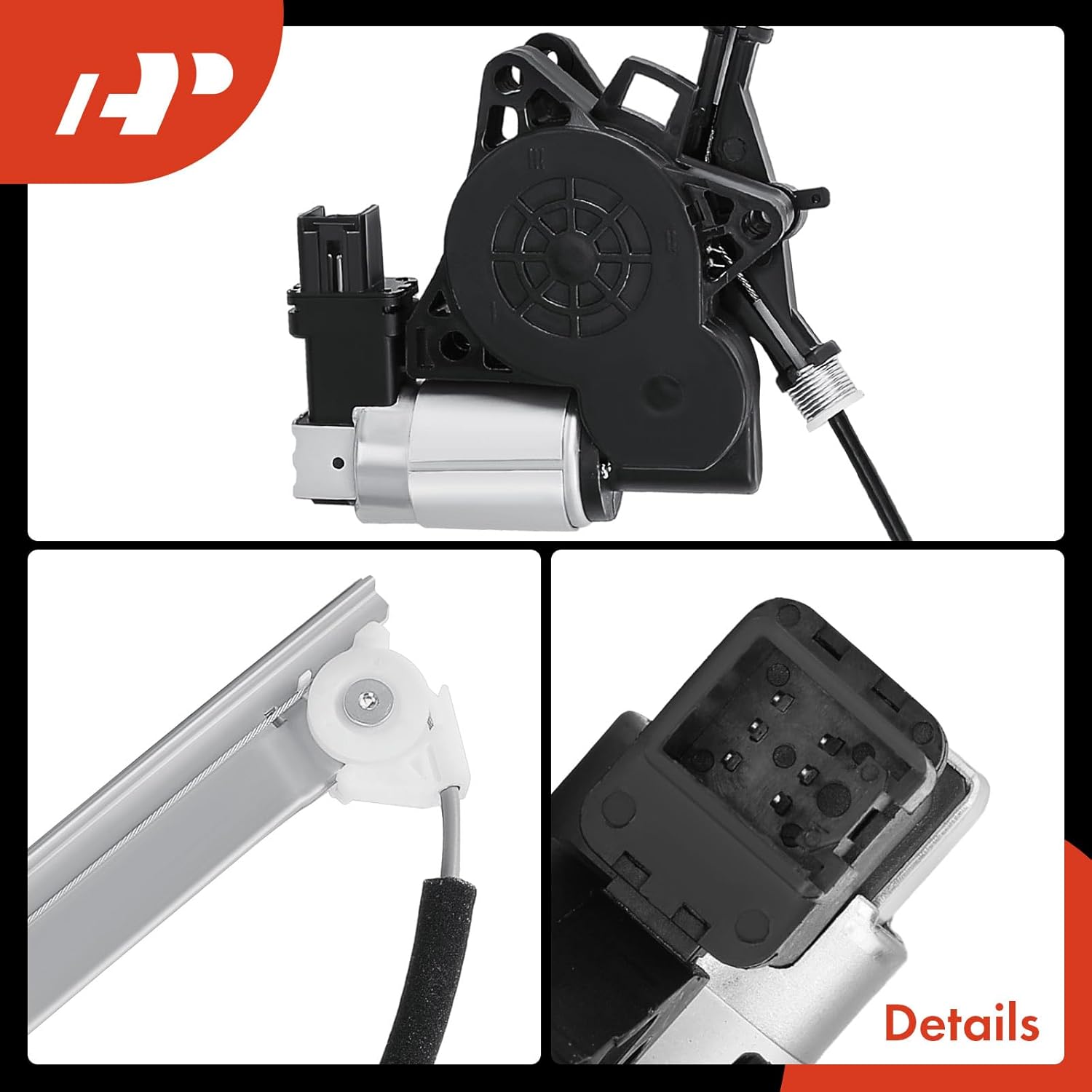 A-Premium Electric Power Window Regulator with Motor Compatible with Mazda CX-7 2007-2012 Front Right